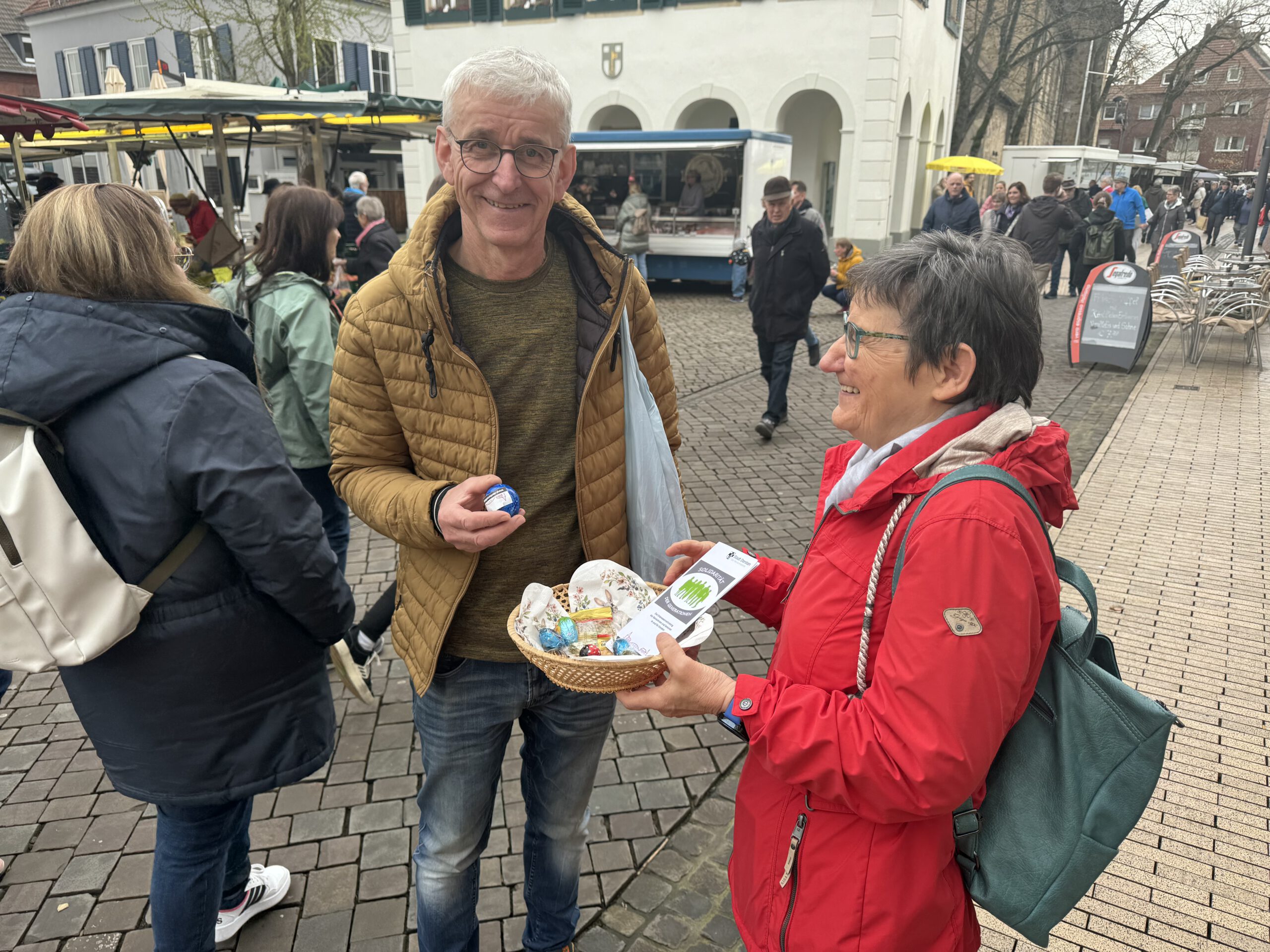Marktplatz Info-Stand
