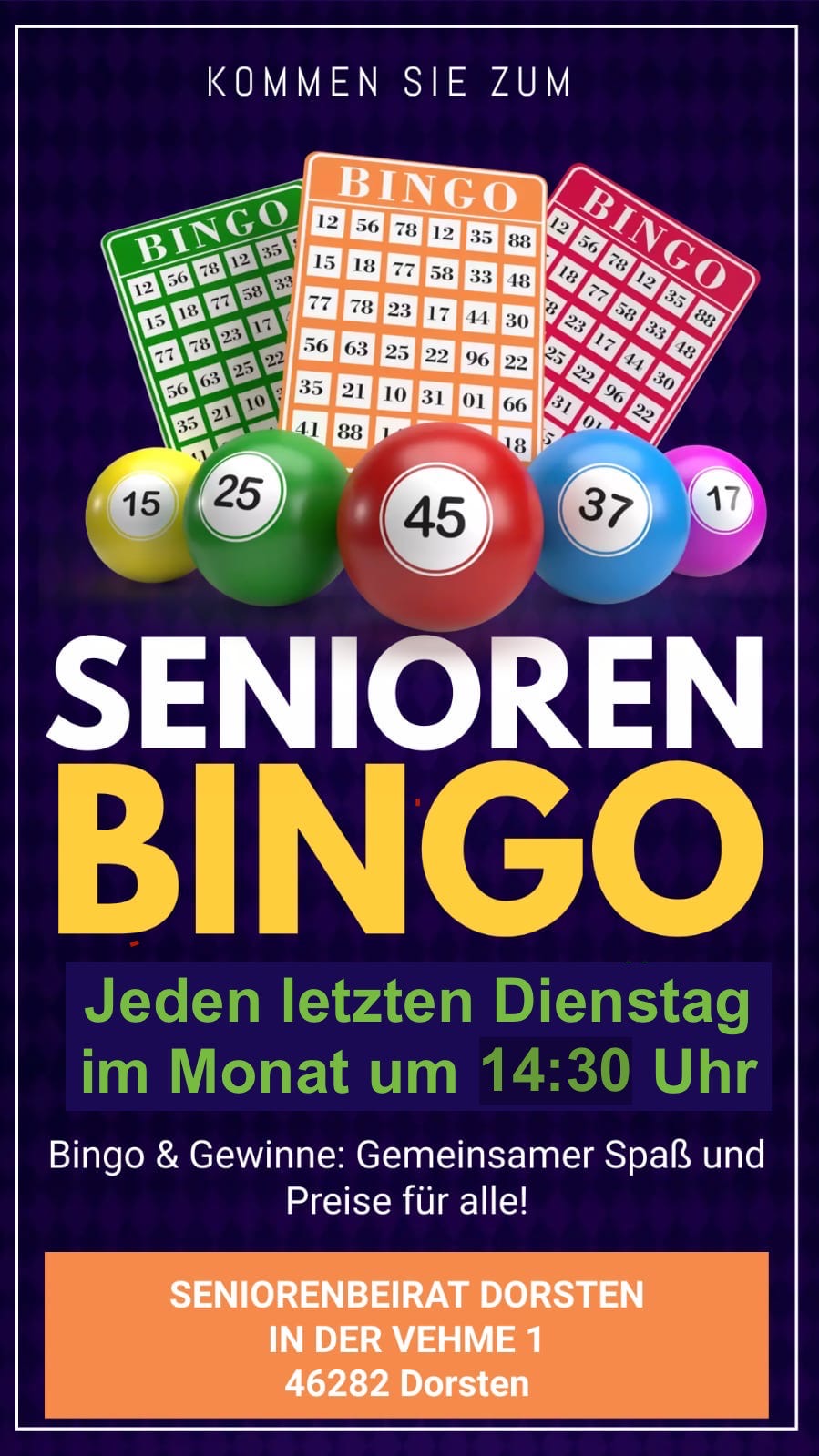 Senioren Bingo